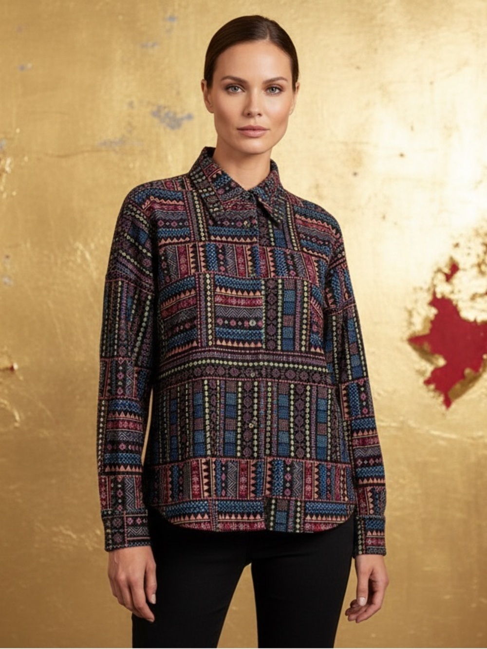 Savanna Jane Bold, Colorful, & Effortlessly Boho Features Geometric Patterns